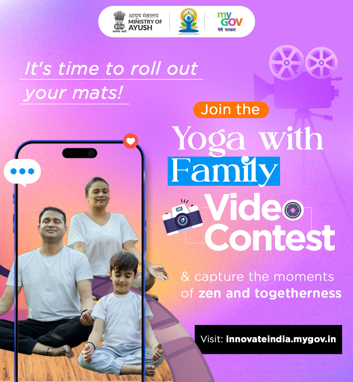  Yoga with Family Video Contest.